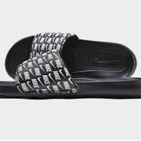 NIKE 11 Men's Victori One Print Slides CN9678-006 Sandals Slip-On - Picture 1 of 10